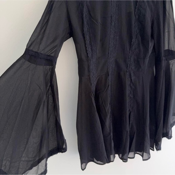 Killstar Begone Long Sleeve Mini Dress Large - Picture 4 of 7